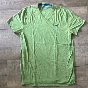 Hollister Green V-Neck Tee